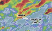Satellite image taken 6pm Sunday 19 April 2020 (Samoa time) Satellite image taken 6pm Sunday 19 April 2020 (Samoa time)