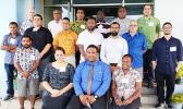 Participants at the training for weather information emergency managers 
