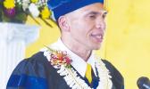 William Ena Spitzenberg was the commencement speaker at last Friday’s American Samoa Community College Fall graduation. [photo: Leua Aiono Frost]