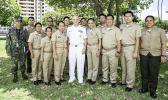 Rear Adm. Louis C. Tripoli after a medical symposium at RIMPAC 2018. 