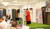Deputy Prime Minister Mulipola Anarosa Ale-Molio‘o delivers the keynote address during the Samoa Open 2026 cocktail reception at the Sheraton Aggie Grey’s Hotel on Wednesday evening. (Photo: Keith Ropati.) WELCOME GOLFERS