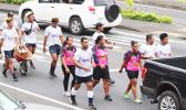 American Samoa rugby teams at their ‘wheelbarrow’ fundraiser