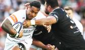 Leicester Tigers' Manu Tuilagi in action against Ospreys at Welford Road. [Photo by Rachel Holborn/Camerasport]