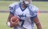 Samoana High School’s JV quarterback, Viliamu Tanielu 