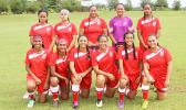 The American Samoa women’s national team pose