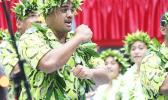 A performer at the American Samoa Arts Council's 42nd Annual Holiday Music Festival 
