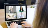 Screenshot of 4 people in a zoom chat