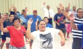 So what about exercise? Our new research, confirms physical activity can be just as effective for some people as therapy or medication. This is especially true when it's social and guided by a professional, such as a gym class or running club. ZUMBA GROUP